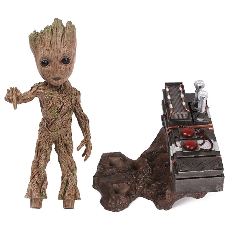 Marvel gardiens de la galaxie Groot Statue modèle Avengers mignon bébé arbre homme Pvc Anime figurine jouets Collection cadeau