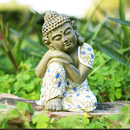 Beautiful Garden Zen Tathāgata Small Buddha display a new Chinese style stone tower decoration micro landscape display accessori
