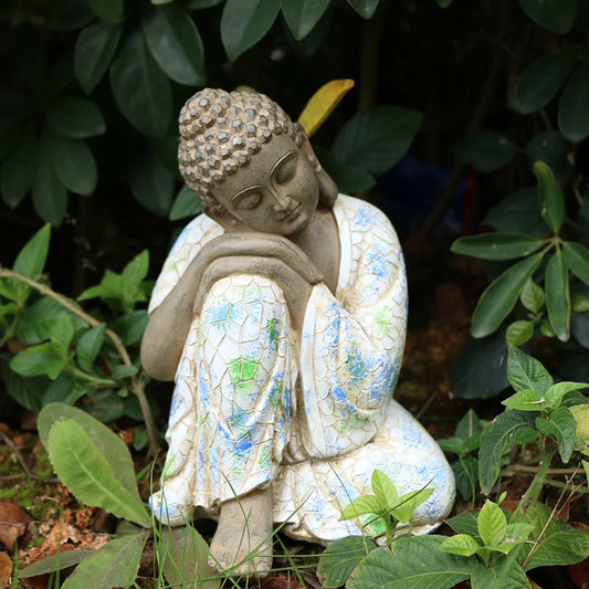 Beautiful Garden Zen Tathāgata Small Buddha display a new Chinese style stone tower decoration micro landscape display accessori