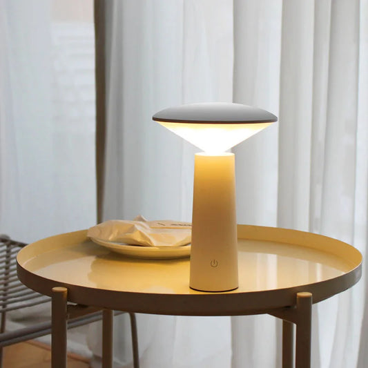Lampe de bureau intelligente créative et minimaliste, en acrylique, avec chargeur USB, variateur tactile, luminaire décoratif d'intérieur, idéal pour un salon ou une chambre à coucher