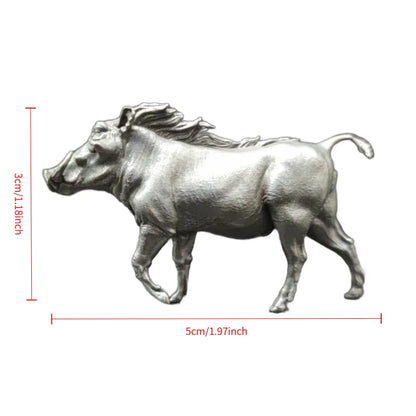 Mini Brass Wild Boarornaments Study Desk Bookcase Decorations Small Animal Sculpture Decoration Crafts Home Decor Accessories