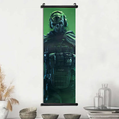 HD Hanging Scroll Call Of Duty Painting Modern Wall Artwork Simon Riley Picture Print Canvas Game Poster Home Decor Living Room