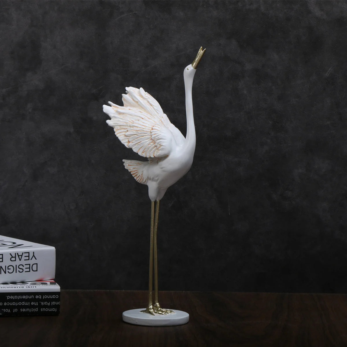 1 Pc Of Home Crane Ornaments, Indoor Decoration For GuestRoom, Home Decoration Living Room, Study, TV Cabinet, AndOffice Desktop