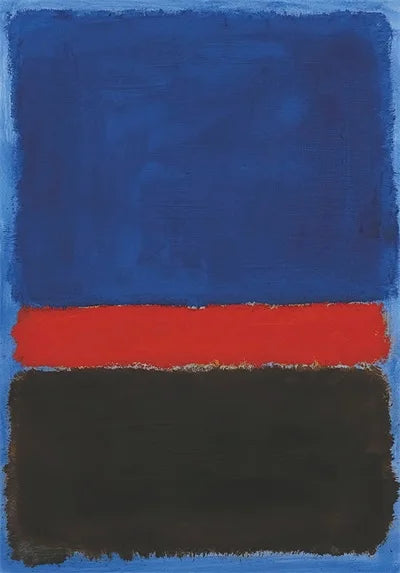 Mark Rothko Blue Orange Canvas Art Reproduction Painting Wall Decor Minimalism Picture Poster Prints Living Room Home Decoration