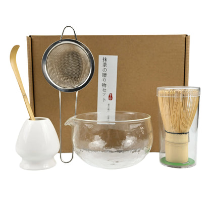 5PCS/Set Japanese-style Matcha Bowl , Spoon, Tea Whisk, Sieve Mesh, Perfect Gift For Ceremony, Traditional Decoration