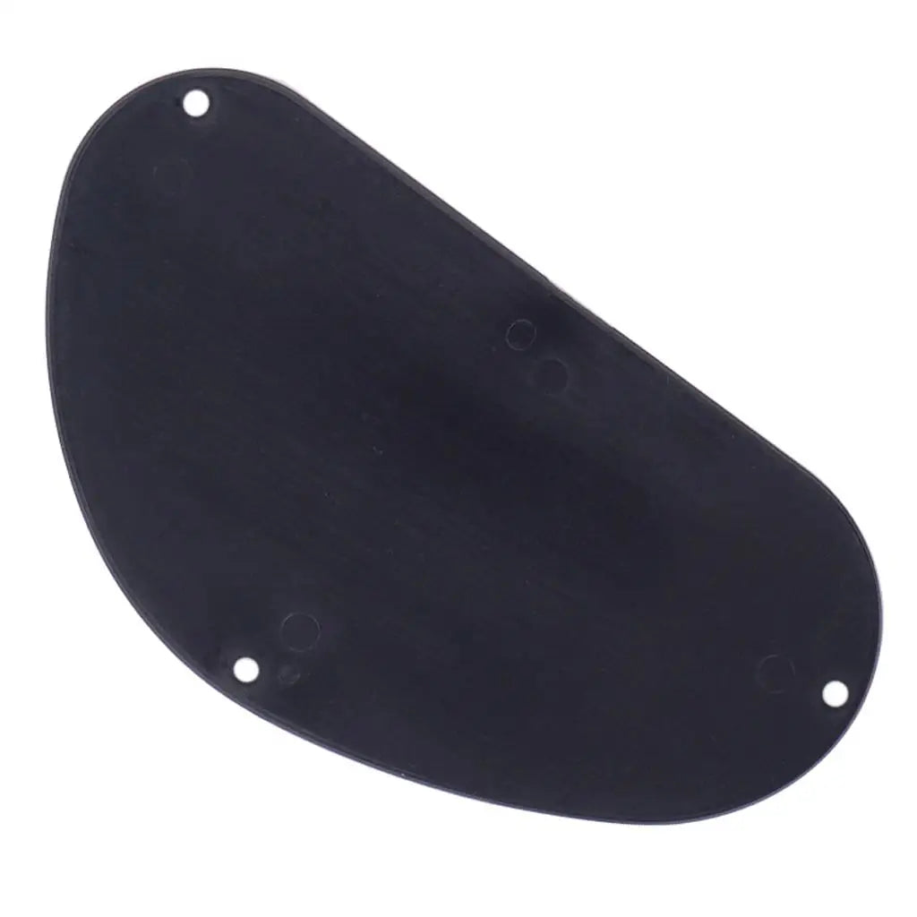 Tooyful Sand Grinding Guitar Pickguard Cavity Cover Back Plate for Guitar Bass Accessory Black 155mm