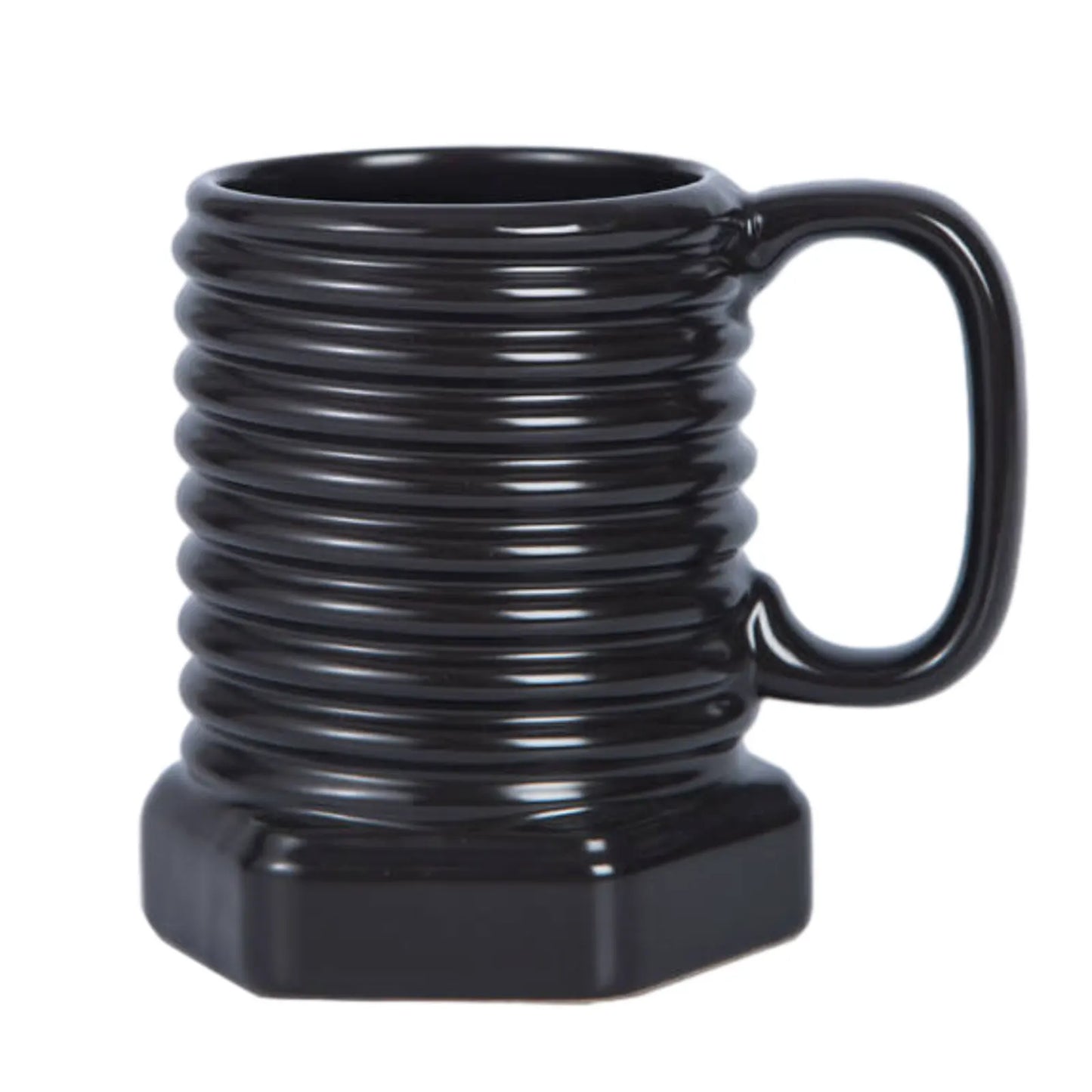 Screw Shape Ceramic Coffee Mug Creative Milk Tea Cup for Home Office Breakfast Milk Water Drinking Cup Gift for Men Women