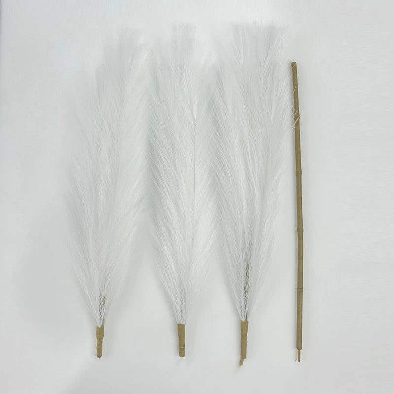 110cm Large Artificial Pampas Grass Fluffy Faux Pampas Grass For Vase Home Wedding Boho Decor Fake Flowers Plants for Decoration