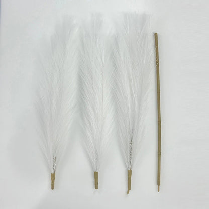 110cm Large Artificial Pampas Grass Fluffy Faux Pampas Grass For Vase Home Wedding Boho Decor Fake Flowers Plants for Decoration