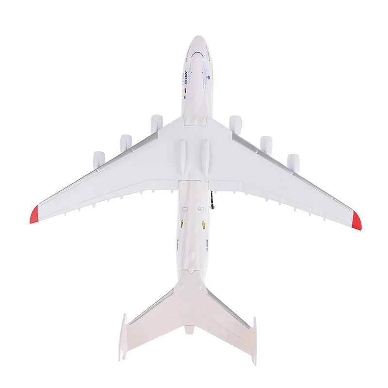 1:400 20cm Alloy An-225 Aircraft Model Toy Ukraine Painted Mriya Transporter Display Plane Collection Home Decoration Ornaments