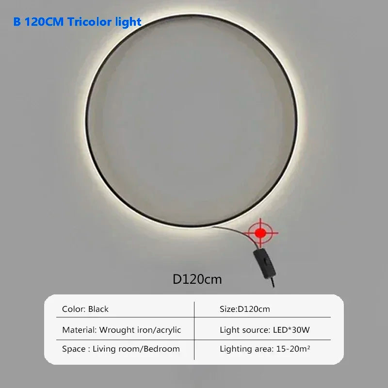 Modern LED Wall Lamps Luxury wall Sconce 80/100/120cm Home Decor For Bedroom Bedside Stairs Living Room Background Lighting