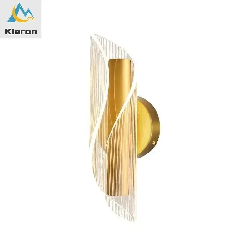 Modern Thin Waist LED Wall Lamp Bedroom Study Restaurant Hotel Bedside Streamer Wall Lamps Living Room Decor Scroll Wall Lights