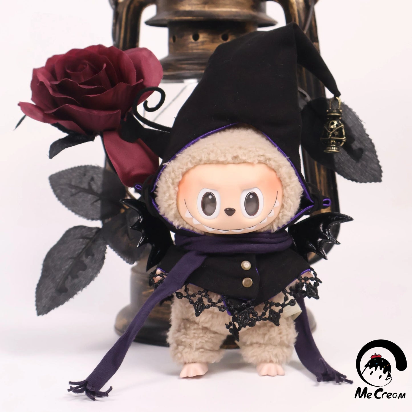 New 17cm Lafufu Doll V1 V2 V3 Lafufu Fashion Witch Clothes Witches And Black Meow Cloak Halloween Costume Series Dress Up Clothe