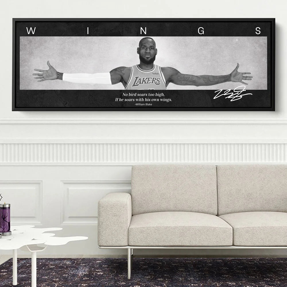 Motivational Basketball C-Curry and K-kebe Poster Canvas Print Home Living Room Bedroom Cafe Art Painting Decoration