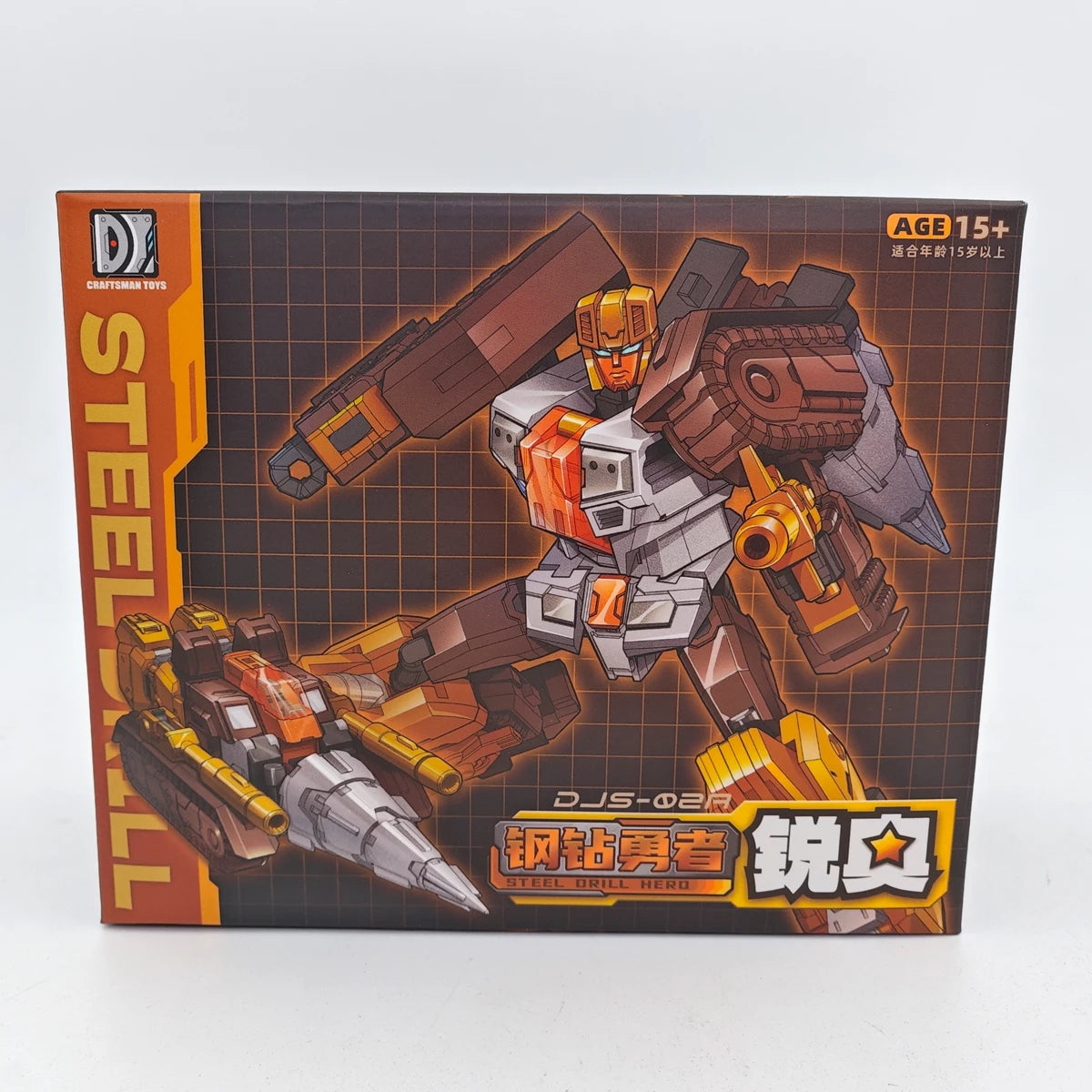 CRAFTSMAN TOYS Computron DJS-02A DJS-02A Transformation STEEL DRILL Nosecone MINI 10cm Action Figure 10cm