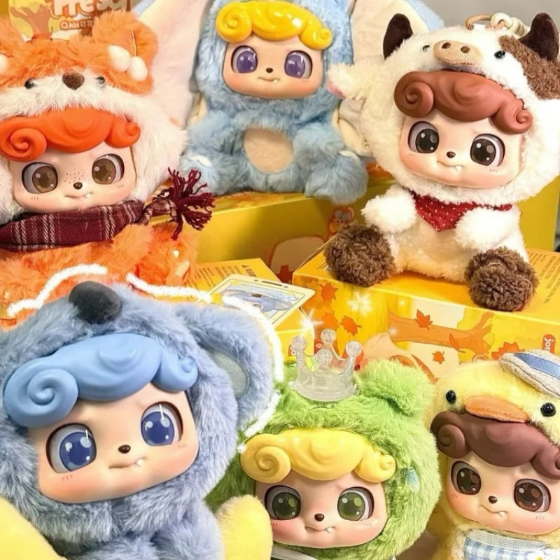 Blind Box Genuine Q Kids Animal Kindergarten Series Vinyl Doll Mystery Boxes Desktop Ornaments Worth Collecting Children'S Gifts