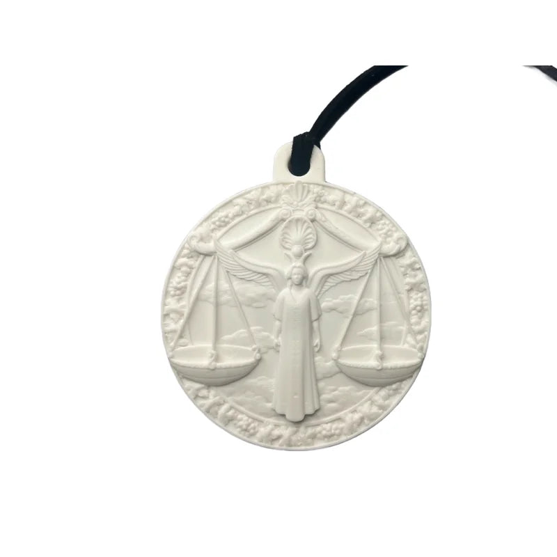 Twelve Zodiac Signs Gypsum Aromatherapy Pendant Car Wardrobe Indoor Modern Art Diffuser Stone Decoration Accesorios Items Gifts