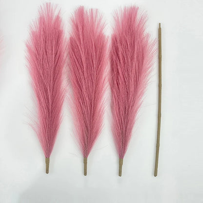 110cm Large Artificial Pampas Grass Fluffy Faux Pampas Grass For Vase Home Wedding Boho Decor Fake Flowers Plants for Decoration