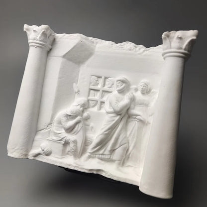 Nordic Art Retro Relief Ornaments Plaster Figure Sculpture Decoration Ornaments Art Home Luxury  Modern Living Room Figurines