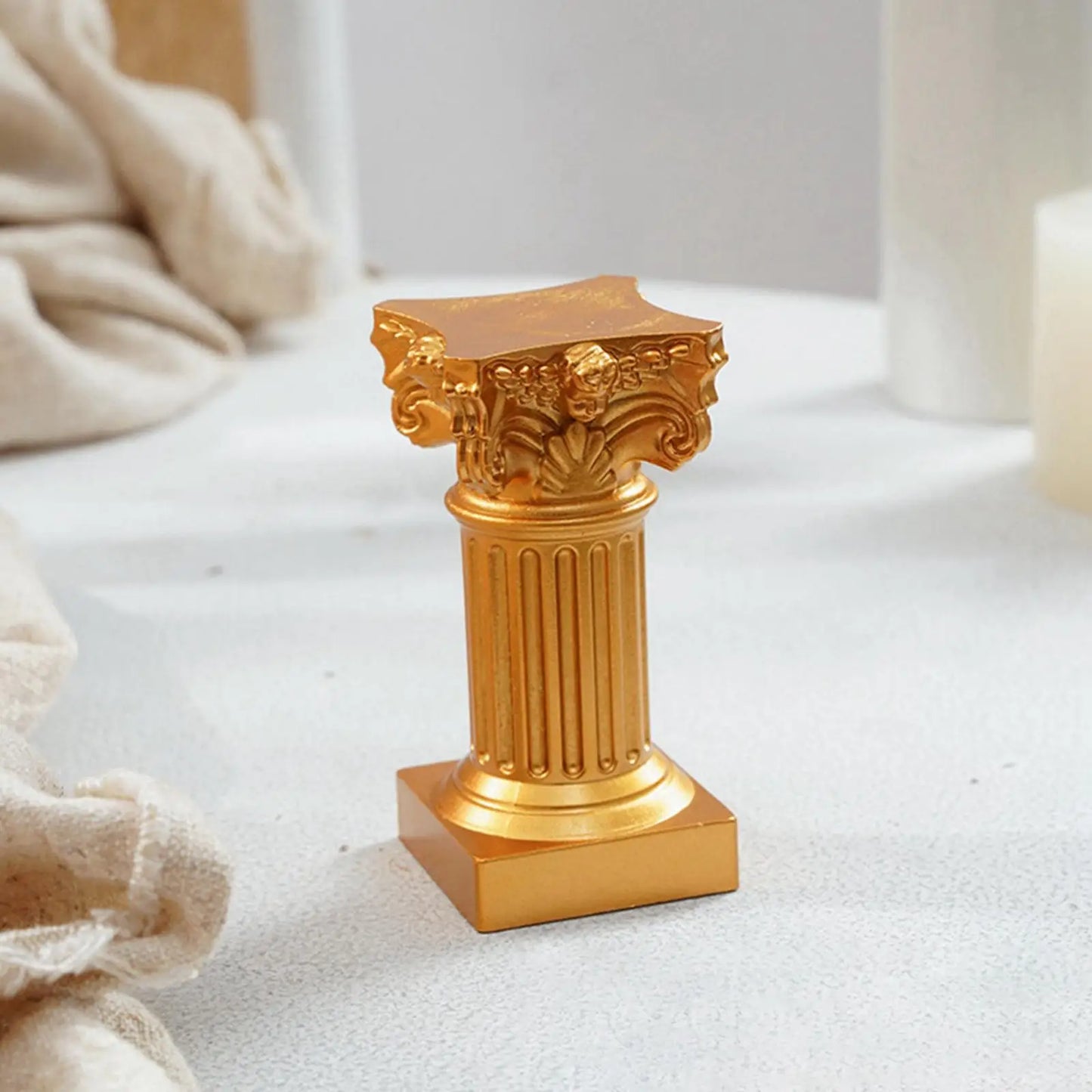 Pilier romain colonne grecque Statue piédestal chandelier support Figurine Sculpture intérieur maison salle à manger jardin paysage décor