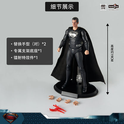 FondJoy Original DC 1/9 Justice League Superman Batman Joker Harley Quinn Wonder Woman Victor Stone Aquaman Action Figures Gift