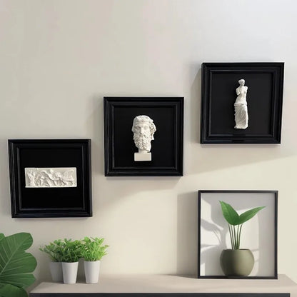 Dionysus Retro Roman Art Sculpture Three-Dimensional Modern Wall Luxury Decoration Hanging Painting Desktop Bookshelf Ornaments
