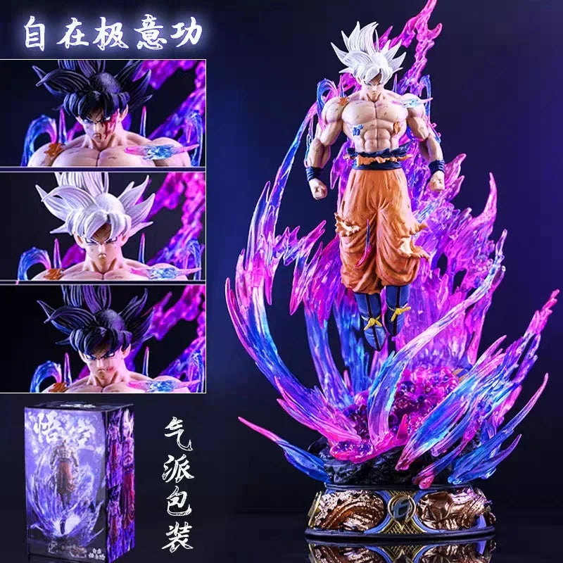 33cm Anime Dragon Ball  Figure Son Goku Action Figures Ultra Instinct Goku Figurine Pvc Statue Model Collectible Decoration Toys