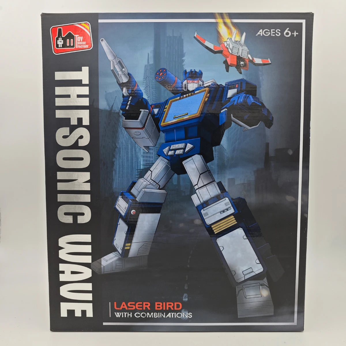 THF-01J Soundwave G1 Transformation THF01 Tape Corps THF01J THF01P  Walkman MasterPiece MP13 MP-13 Action Figure Robot Toys