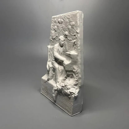 European-Style Modern Simple Gypsum Art Sculpture Home Soft Desktop Senior Modern Minimalism Bookcase Room Mesa Room Decor