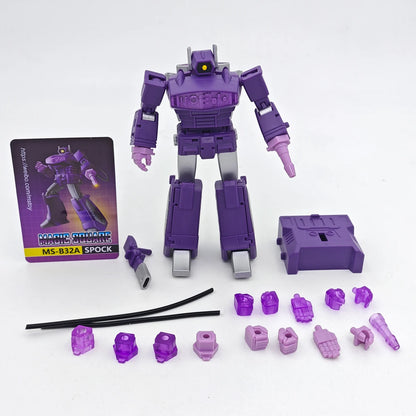 Ms-Toys MS-B32A Spock Shockwave MS B32A Guardian of The Universe Small Scale Transformation Model Action Figure