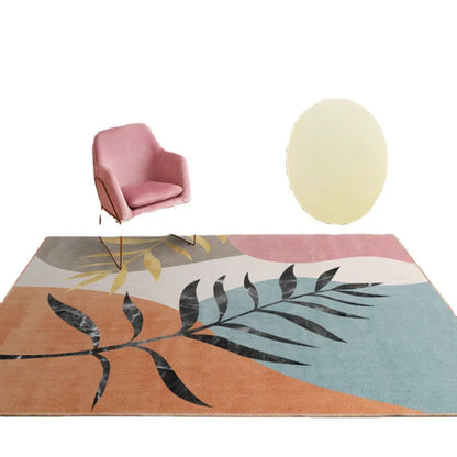 Light luxury Nordic advanced grey minimalist living room carpet modern simple sofa tea table carpet bedroom bed mat