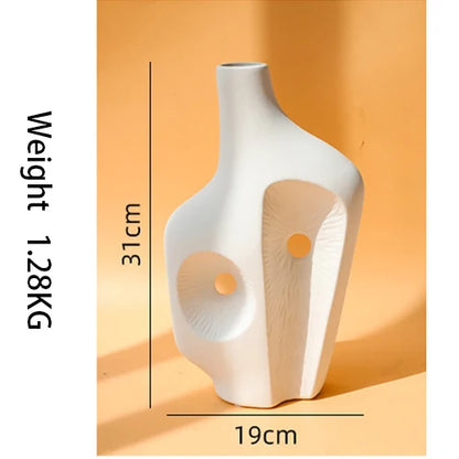 Irregular Rockery Statue Figure Home Decoration Ceramic Ornaments For Living Room Abstract Sculpture Art Office Desk Decor Gifts