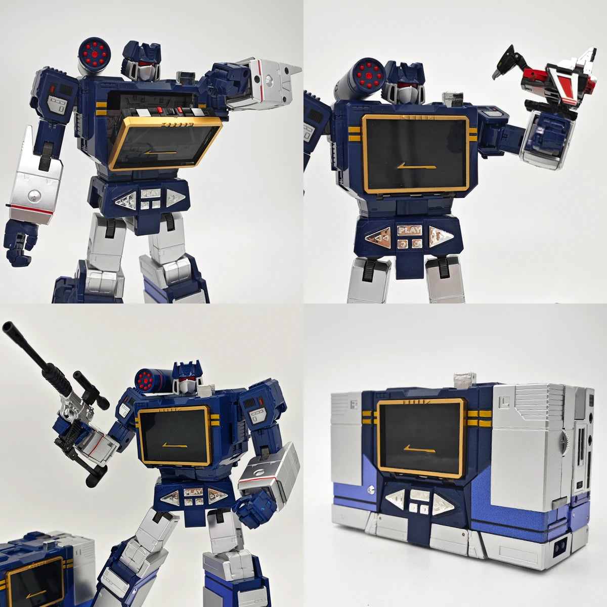 THF-01J Soundwave G1 Transformation THF01 Tape Corps THF01J THF01P  Walkman MasterPiece MP13 MP-13 Action Figure Robot Toys