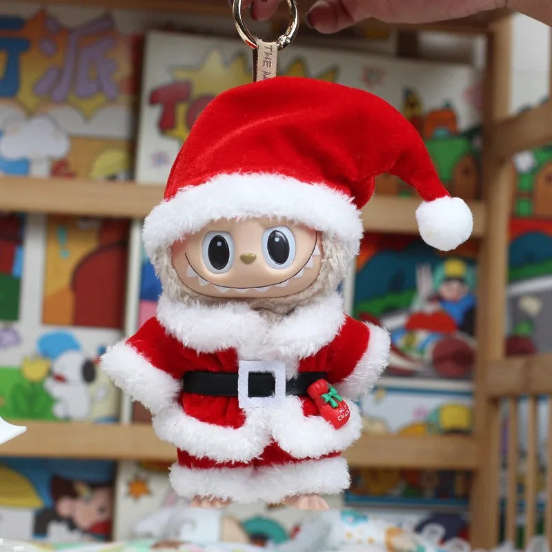 Christmas Gifts 17cm Lafufu Vinyl Dolls Pendants Doll Monster Series Handmade Custom Blind Box Mysterious Box Keychain Gifts