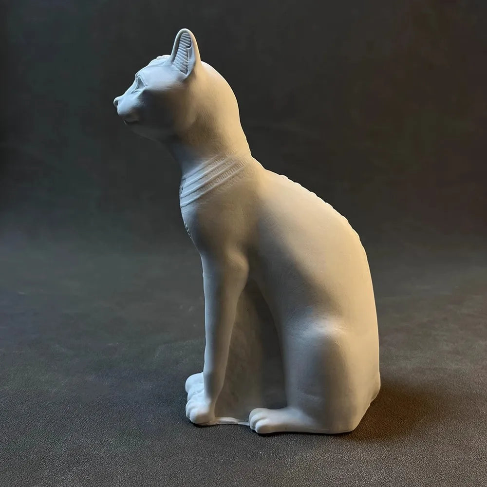 Anderson Cat Plaster Statue Desktop Bookshelf Counter Home Soft Decoration Atmosphere High-End Sculpture Ornaments Holiday Gifts