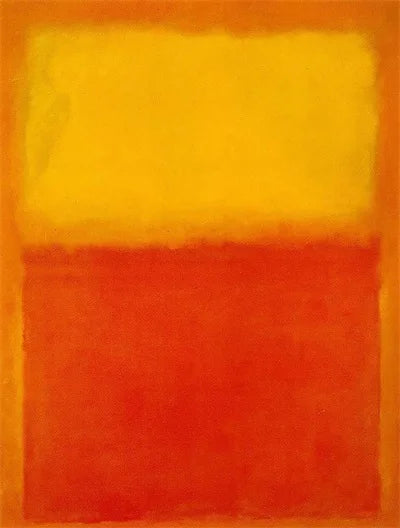 Mark Rothko Blue Orange Canvas Art Reproduction Painting Wall Decor Minimalism Picture Poster Prints Living Room Home Decoration