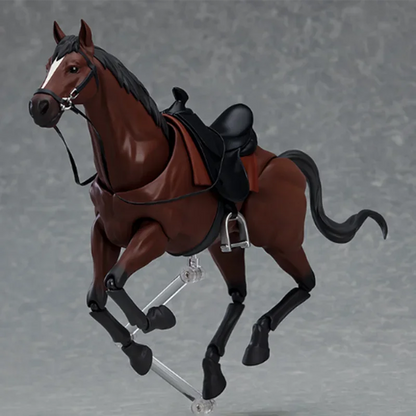 In Stock Horse Figure Anime Action Animal 1/12 Movable Horse for Figma Statue Collectible Model Dolls Educational Toy Decor Gift