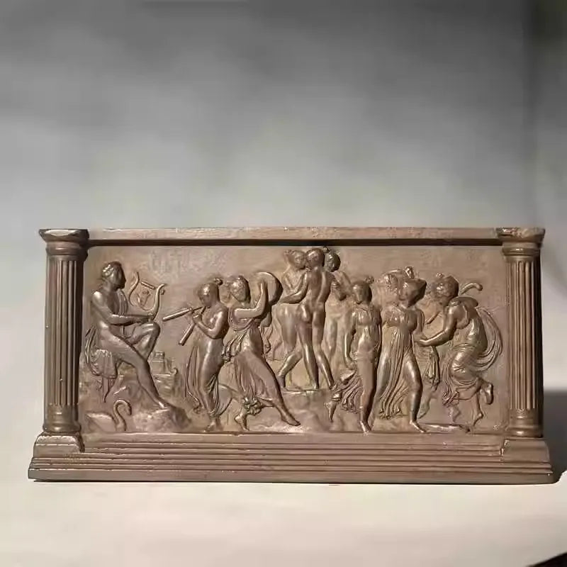 European Retro Statues Sculptures Desk Incense Ornaments Home Decor Gift Living Room Decorative Crafts Retro Study Room Statue