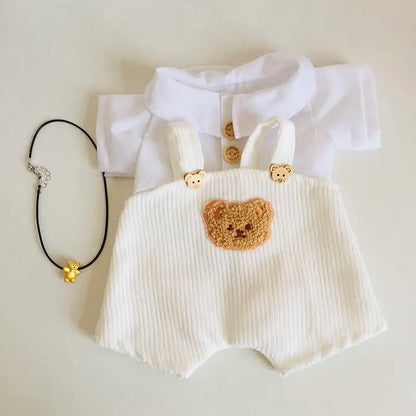 30cm Doll Lina Doll Clothes Plush Toy Set Teddy Bear Kawaii Anime Accessories Dress Up Cute Cartoon Friends Holiday Gift