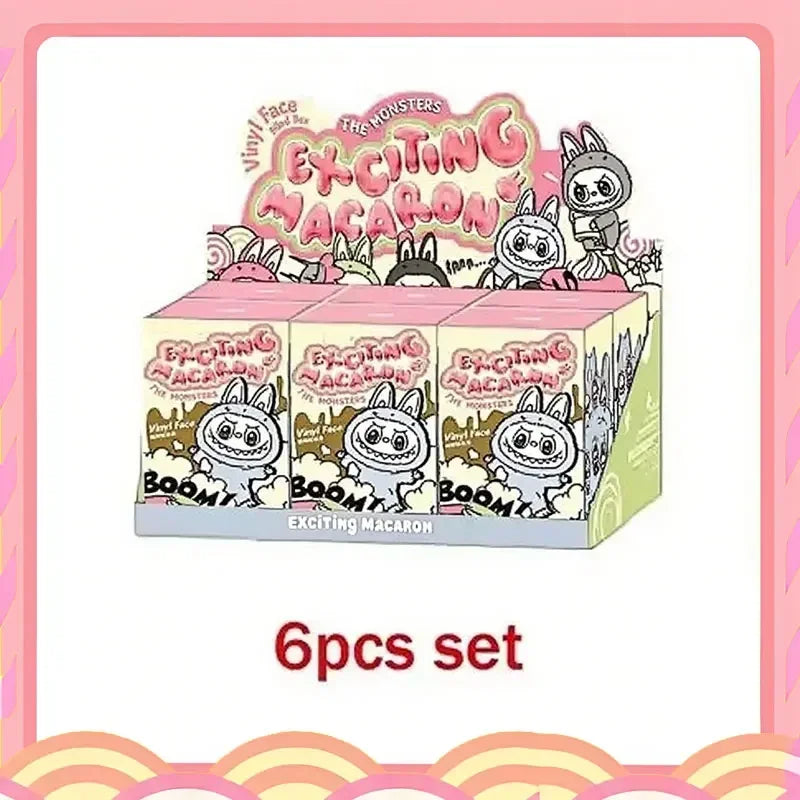 New For labub The Monsters Blind Box Exciting Macarons V3 Big Energy Vinyl Toy Have A Seat Cute Figure Collection Birthday Gifts