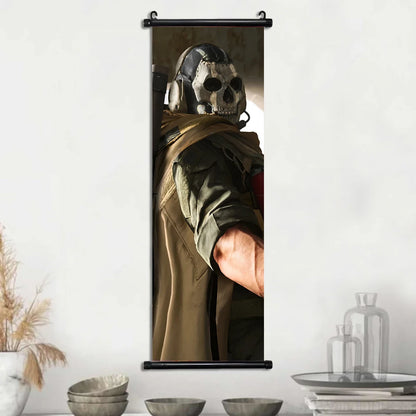 HD Hanging Scroll Call Of Duty Painting Modern Wall Artwork Simon Riley Picture Print Canvas Game Poster Home Decor Living Room