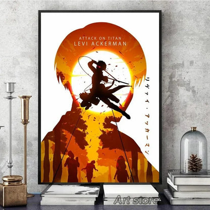 Anime Hunter X Hunter Poster Killua Zoldyck Kurapika Gon Freecss Hisoka Wall Decoration Canvas HD Painting Kawaii Room Decor