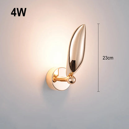 Designer's Creative New Chinese Light Luxury Seagull LED Wall Lamp Gold Living Room Background Bedroom Bedhead Corridor Bar Art