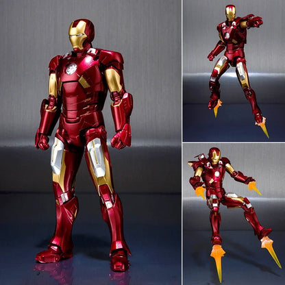 15cm SHF MK20 Iron Man Marvel Mk7 Anime Figure Action Model Collectible Toys Gift for Children