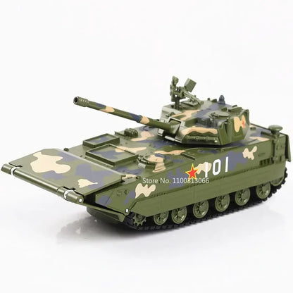 1:32 Amphibious Tank Cars Models Toys Wheel Shock Absorption Armored Miniature Vehicles Light Sound T99A Tanks for Kids Gifts