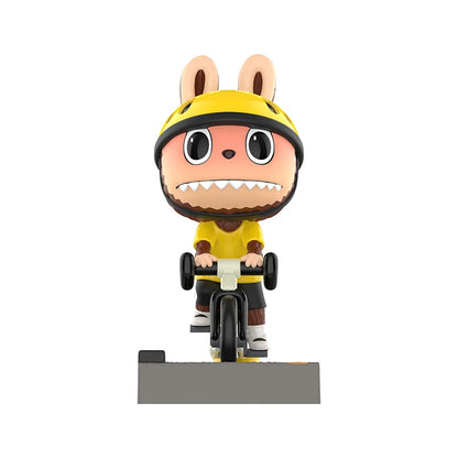 POP MART LABUBU THE MONSTERS Summer Cycling Series Blind Box Toys Kawaii Anime Action Figure Surprise Mystery Box Dolls Girls
