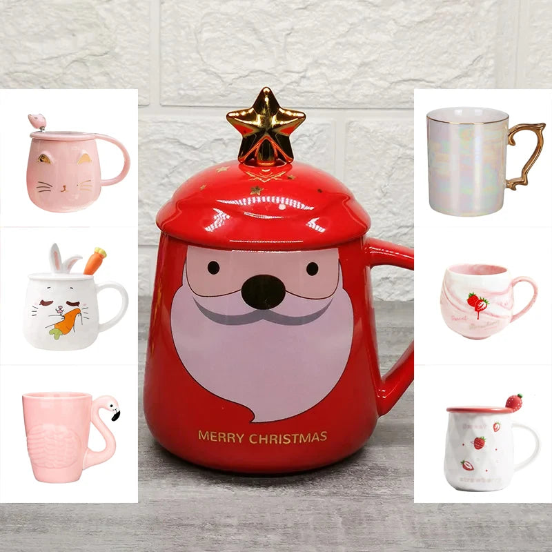 Ceramic Cup Funny Cartoon Mug Unusual Tea Cup of Coffee Cute Mugs Coffee Cups