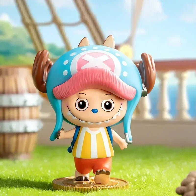 POP MART LABUBU THE MONSTERS x One Piece Series Blind Box Toys Mystery Box Mistery Action Figure Surprise Model Birthday Gift