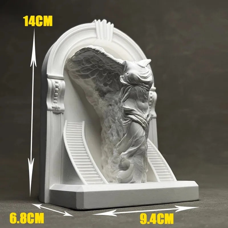 Victory Goddess Statue Desktop Sculpture Decor for Home Office  Aroma Stone Art Luxury Bookcase Wine Cabinet Decorative Gift