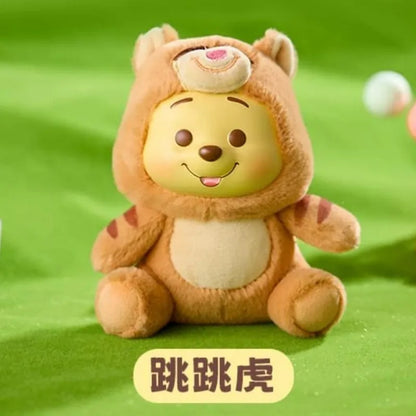 Disney Winnie the Pooh Naughty Party Vinyl Plush Blind Box Pooh Bear Bag Pendant Mystery Box Surprise Toy Cute Doll Decor Gifts